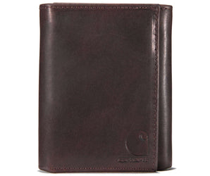 Carhartt Oil Tan Leather Trifold Wallet